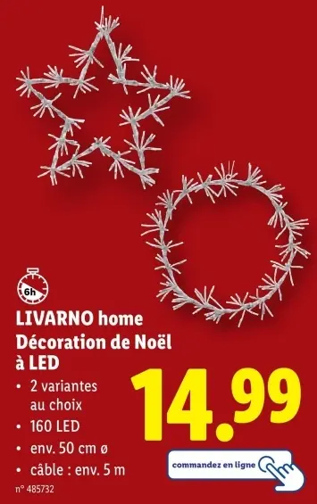 Offre: Décoration de Noël à LED
