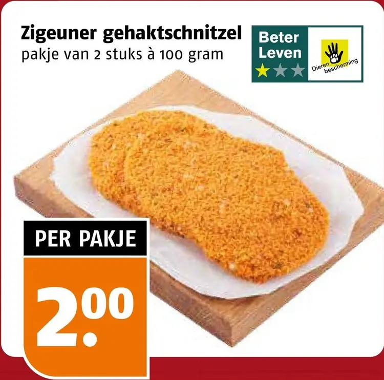 Aanbieding: Zigeuner gehaktschnitzel