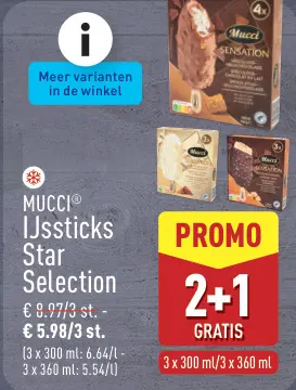 Aanbieding: IJssticks Star Selection