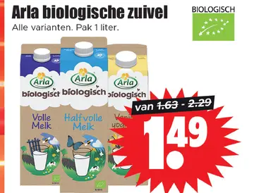 Aanbieding: Arla biologische zuivel
