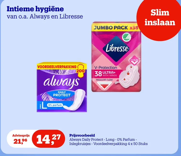Aanbieding: Intieme hygiëne