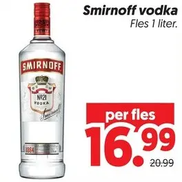 Aanbieding: Smirnoff vodka