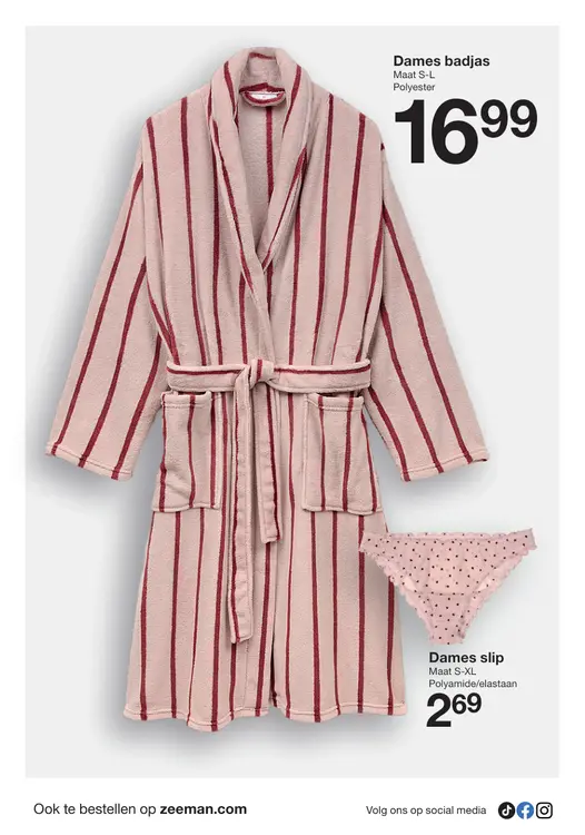 Promotie: Dames badjas