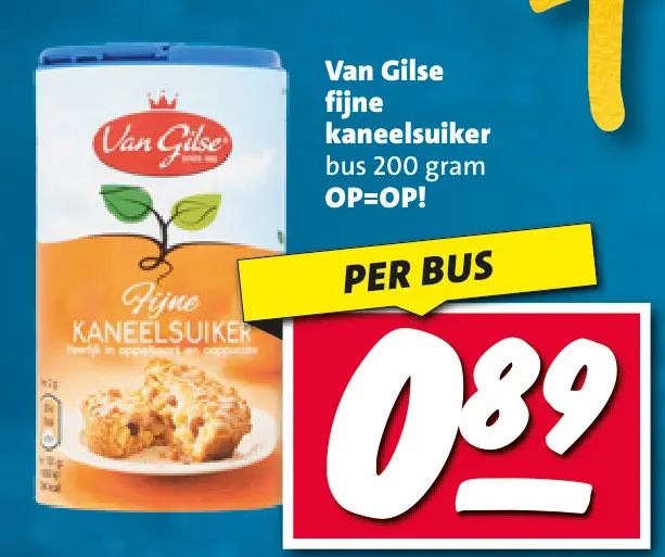 Aanbieding: fijne kaneelsuiker
