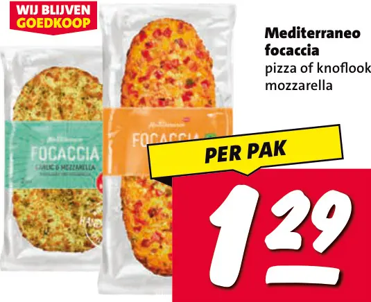Aanbieding: Mediterraneo Focaccia