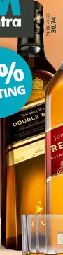 Aanbieding: JOHNNIE WALKER DOUBLE BLACK Blended Scotch Whisky