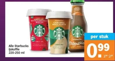 Aanbieding: Starbucks ijskoffie