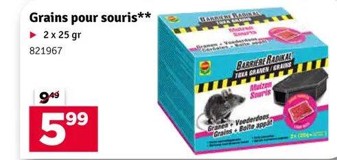 Offre: Grains pour souris