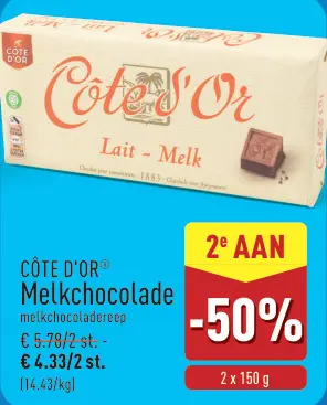 Promotie: Melkchocolade