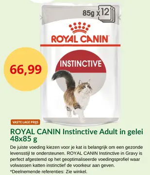 Aanbieding: ROYAL CANIN Instinctive Adult in gelei
