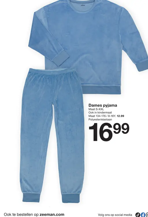 Aanbieding: Dames pyjama