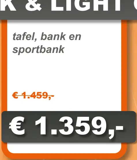 Aanbieding: San Capri lounge dining set 6-delig