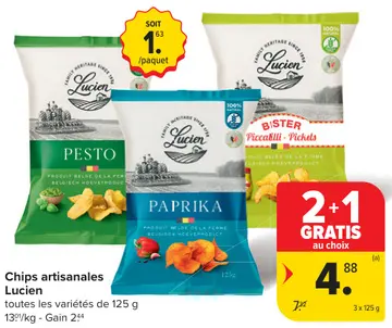 Offre: Chips artisanales Lucien