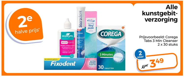 Aanbieding: Alle kunstgebitverzorging