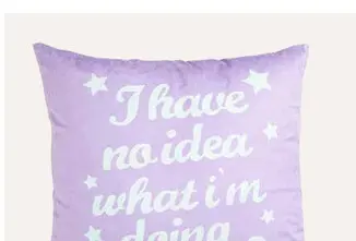 Aanbieding: Kussen No Idea Lila 45x45 cm