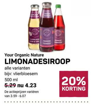Aanbieding: Limonadesiroop