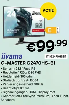 Aanbieding: G-master g2470hs-b1