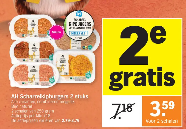 Promotie: Scharrelkipburgers