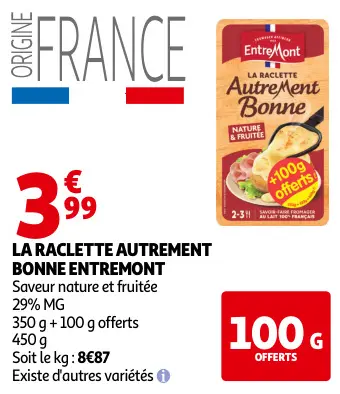 Promotie: La raclette autrement bonne