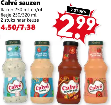 Aanbieding: Sauzen
