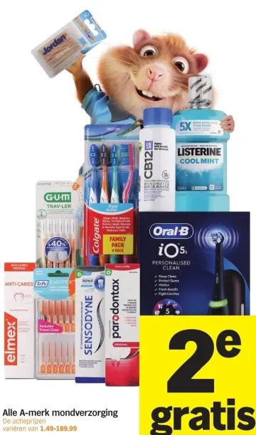 Aanbieding: Alle A-merk mondverzorging