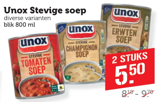 Aanbieding: Stevige soep