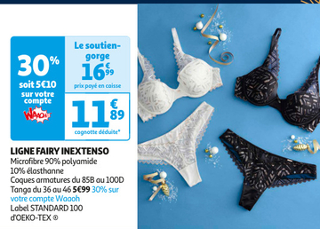 Aanbieding: LIGNE FAIRY INEXTENSO Microfibre Tanga