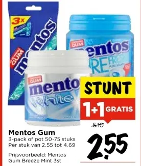 Aanbieding: Mentos Gum