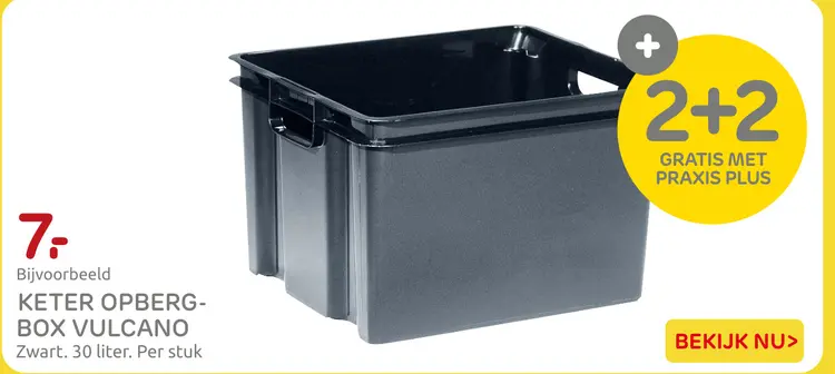 Aanbieding: Opberg-box vulcano