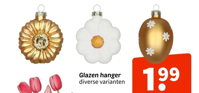 Promotie: Glazen hanger