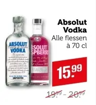 Aanbieding: Absolut Vodka