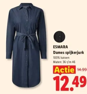 Aanbieding: Dames spijkerjurk