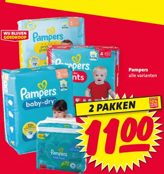 Aanbieding: Pampers alle varianten