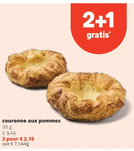 Offre: couronne aux pommes