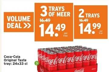 Aanbieding: Coca-Cola Original Taste tray