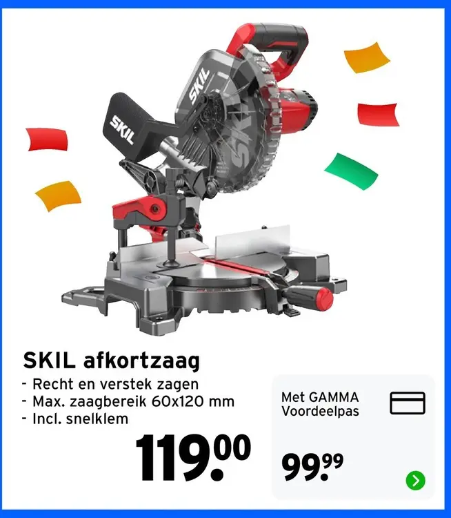 Aanbieding: SKIL afkortzaag
