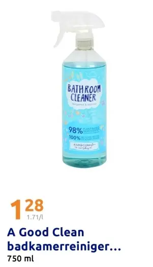 Promotie: badkamerreiniger