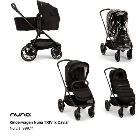 Aanbieding: Kinderwagen Nuna TRIV lx Caviar