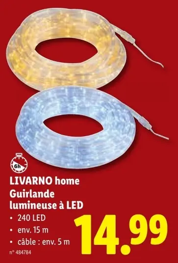 Offre: Guirlande lumineuse à LED