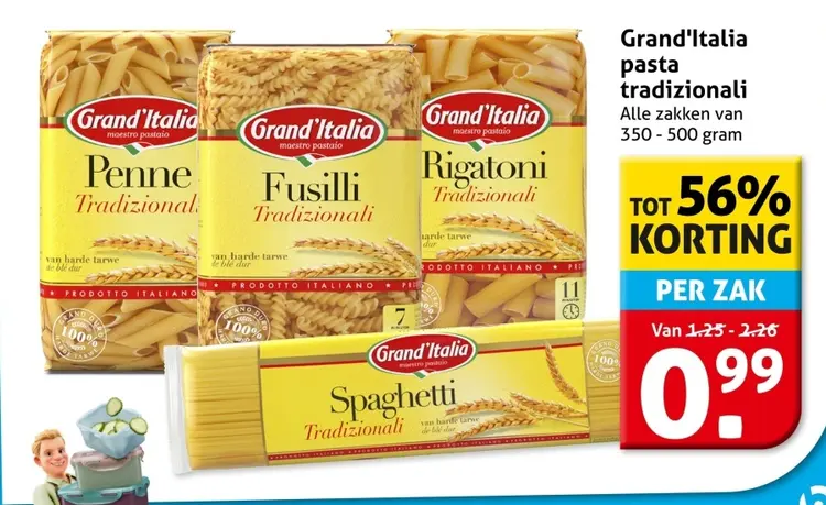 Aanbieding: Grand'Italia pasta tradizionali