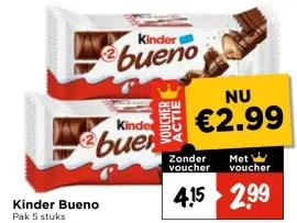 Aanbieding: Kinder Bueno