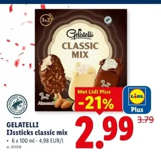 Promotie: IJssticks classic mix