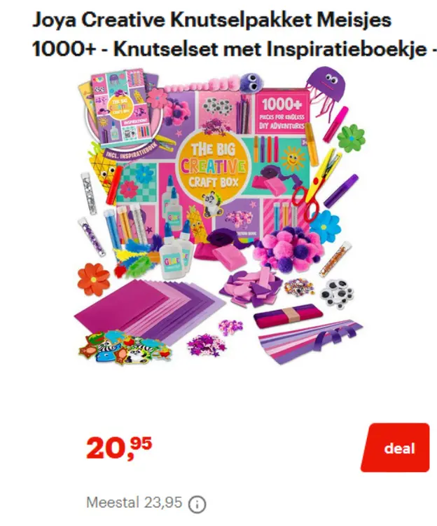 Promotie: Joya knutselpakket meisjes