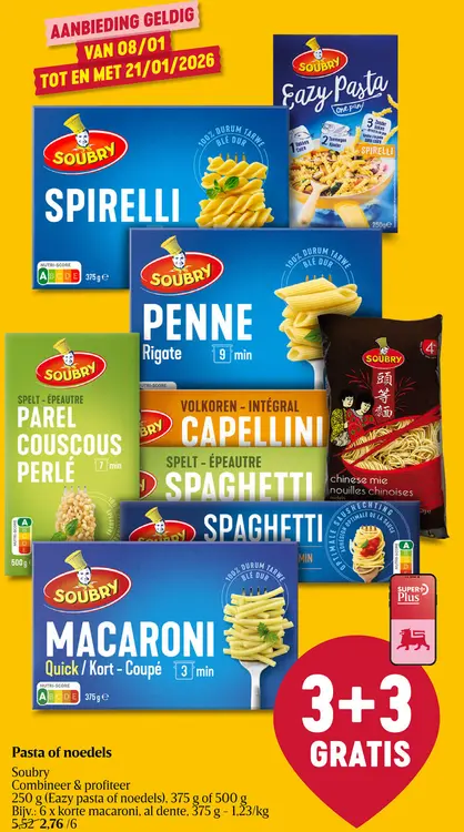Promotie: Pasta of noedels