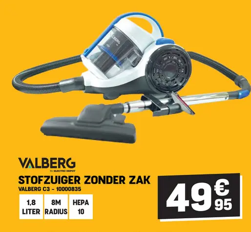 Promotie: Stofzuiger zonder zak