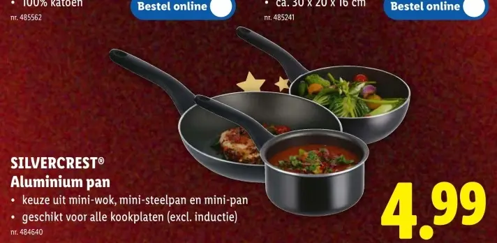 Promotie: Aluminium pan