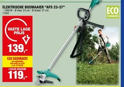 Promotie: Elektrische bosmaaier AFS 23-37