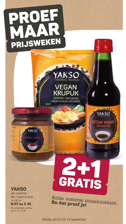 Aanbieding: Yakso alle varianten