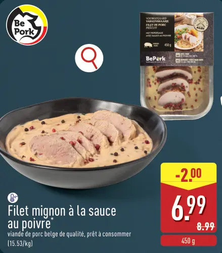 Offre: Filet mignon à la sauce au poivre