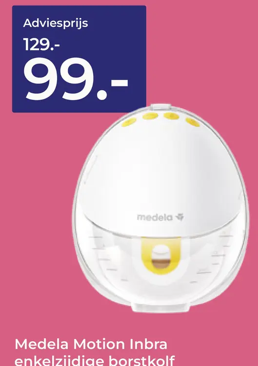 Aanbieding: Medela Motion Inbra enkelzijdige borstkolf